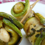 Rotolini di zucchine alle mandorle - Biolcalenda Settembre 2018