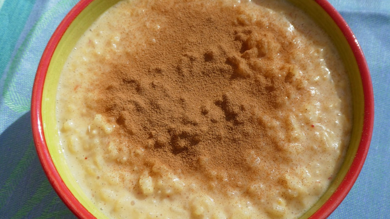 Arroz doce (riso dolce) - cucina regionale dell'Portogallo dolci-dessert piatti e ricette Biolcalenda aprile 2017