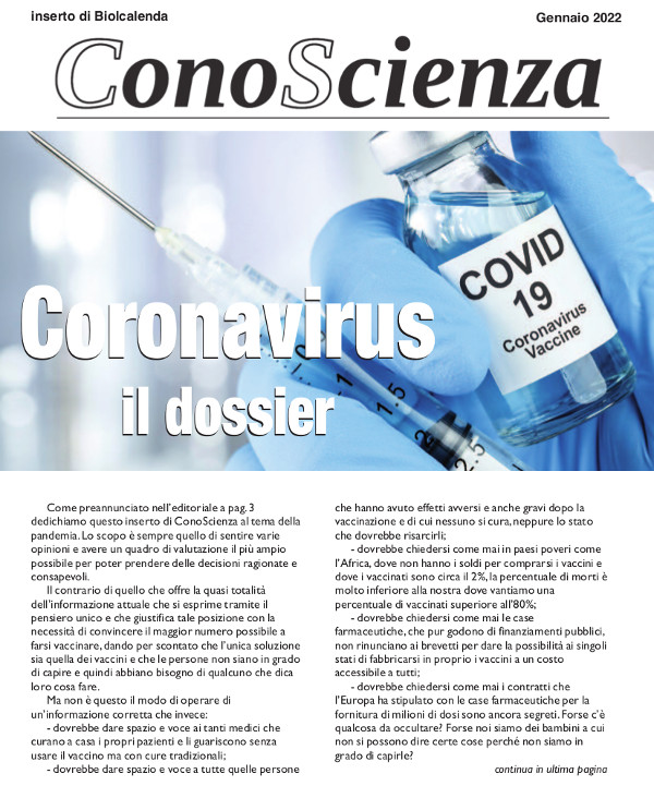 conoscienza 12 - Coronavirus il dossier