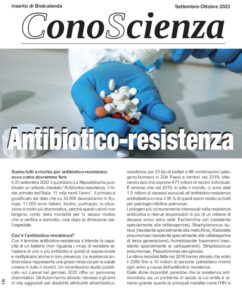 Conoscienza 22 Inserto di Biolcalenda di settembre/ottobre 2023. Antibiotico resistenza