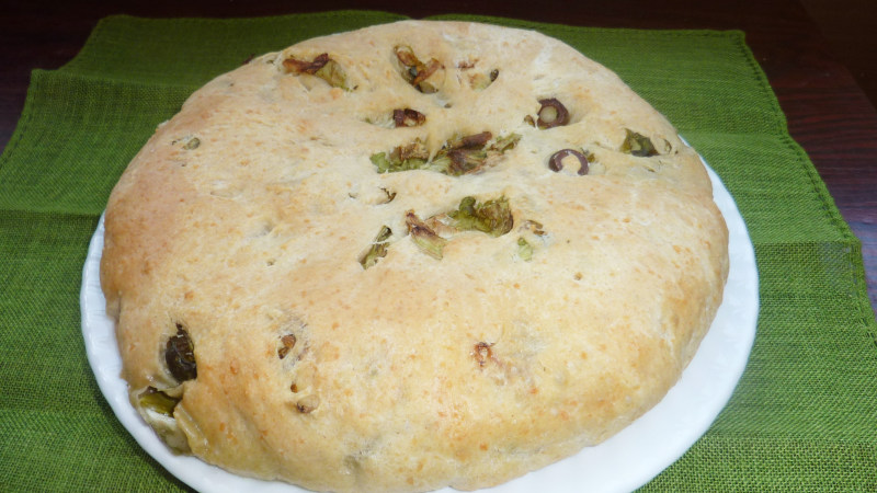 Focaccia ripiena di scarola - Biolcalenda di gennaio/febbraio 2025