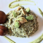Sformatino di quinoa alla salsa di avocado - Biolcalenda settembre/ottobre2026 Sformatino di quinoa alla salsa di avocado - Biolcalenda settembre/ottobre2026