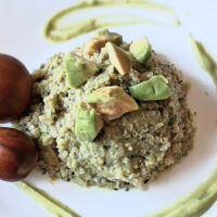 Sformatino di quinoa alla salsa di avocado - Biolcalenda di settembre/ottobre2026